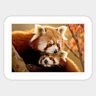 Red Panda Animal Wild Beauty Freedom Wilderness Enchanting Sticker